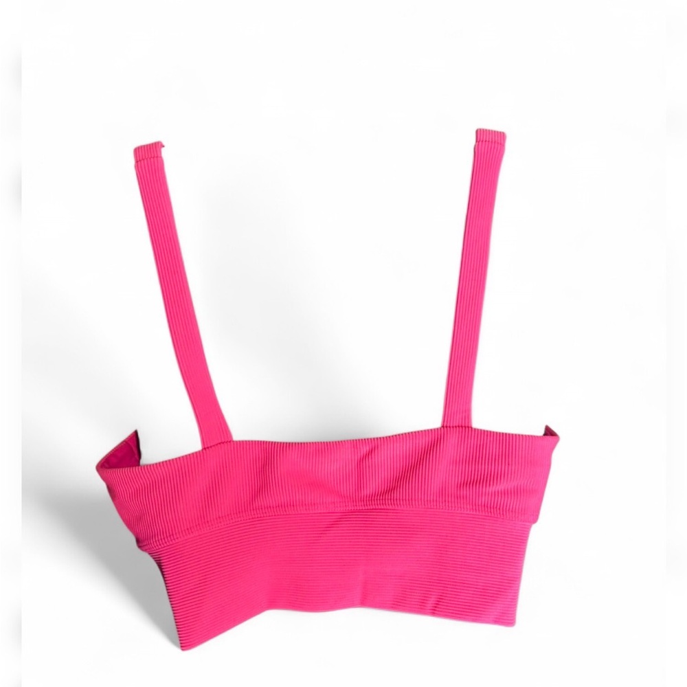 Beach Riot Fuchsia Ribbed Top - Picture 4 of 4